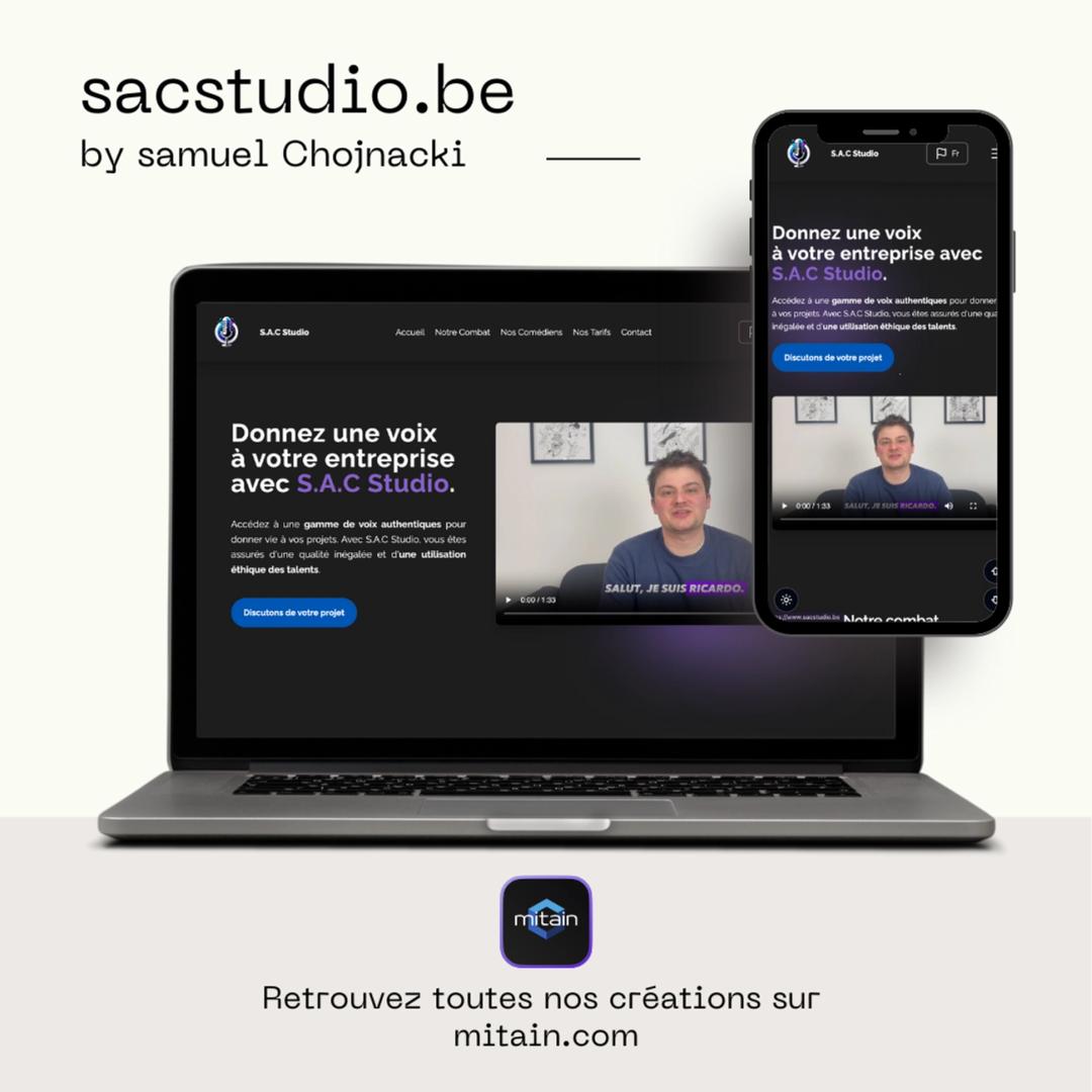 ✨ S.A.C Studio - Un Site Web Multilingue